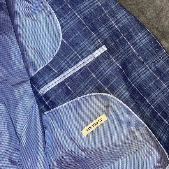 Jos. A. Bank blue sports coat - Picture 5 of 7